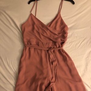 Brand New Rose Pink ankle length jumpsuit